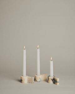 Cicco Candle Holder in Calacatta Gold Marble