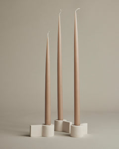 Cicco Candle Holder in Limestone